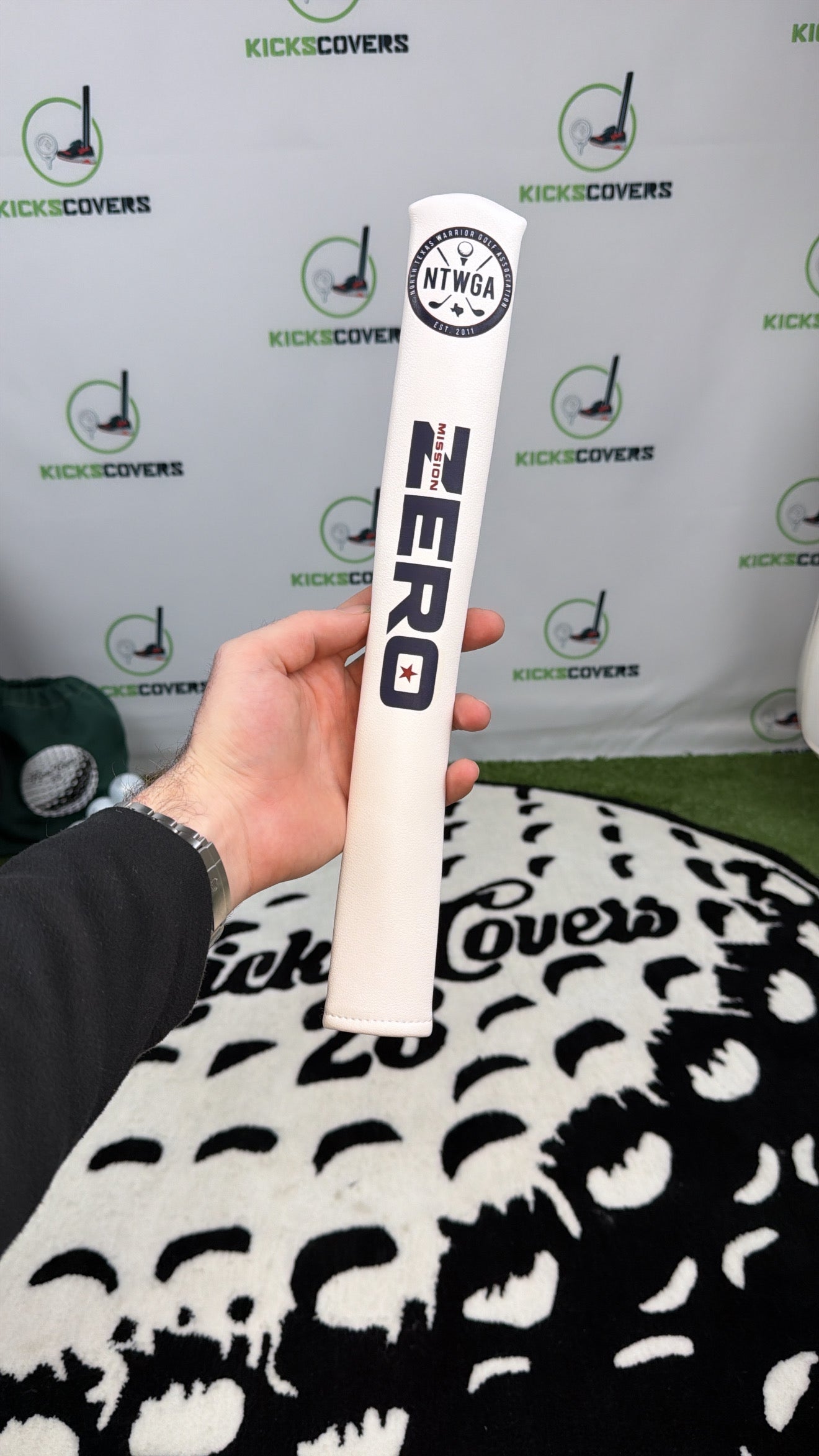 Custom Golf Alignment Stick Cover: Personalized Logo, Text, Image