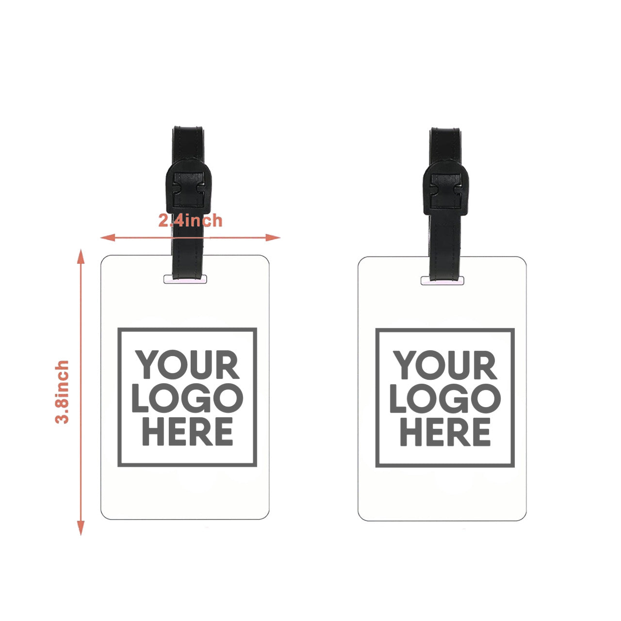 Custom Golf Bag Tag: Personalized Image, Text, Logo - Golf Gift