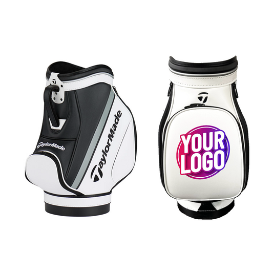 Custom Taylormade Den Caddy Mini Office Golf Bag Personalized Den Caddy Range Caddy Bag Custom Logo Text or Image