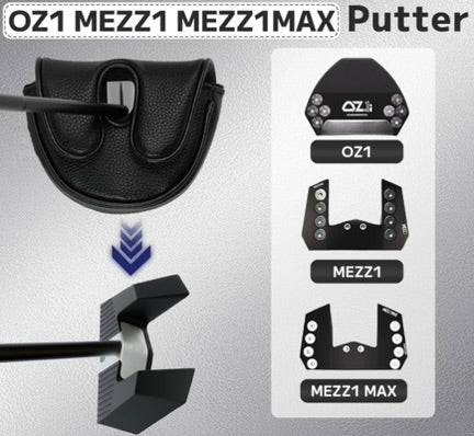 LAB Golf Custom Logo Mallet Headcovers: MEZZ - DF3 - OZ1 Putters Custom Image, Text, Quote, Logo Golf Gift with your logo By KicksCover
