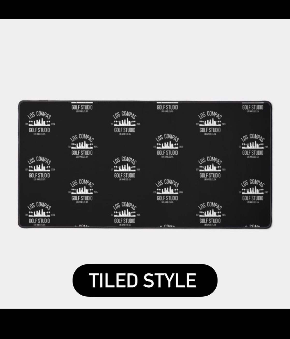 Custom Logo Printed Golf Workshop & Desk Mat – 31.5” x 15.5”