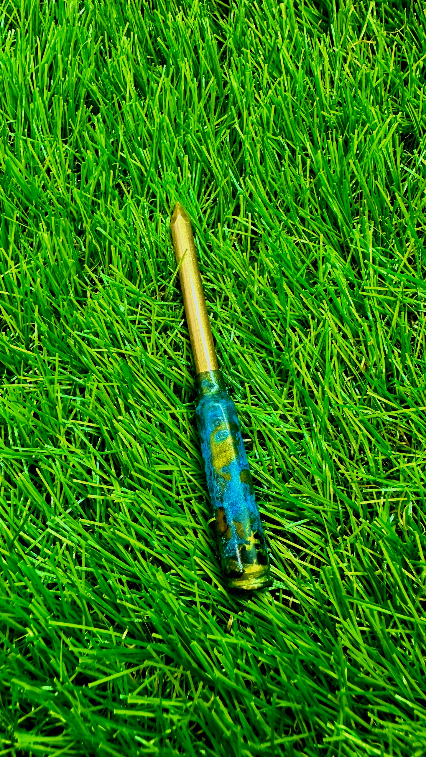 KicksCovers Custom Golf - 5.56/.223 Bullet Pitch Mark/Divot Golf Tool Copper & Brass Golf Gift Tool