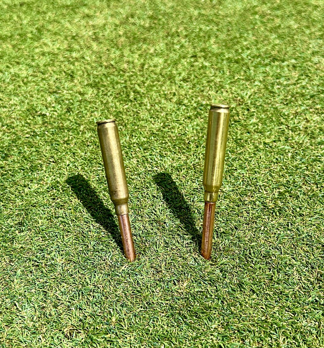 KicksCovers Custom Golf - 5.56/.223 Bullet Pitch Mark/Divot Golf Tool Copper & Brass Golf Gift Tool