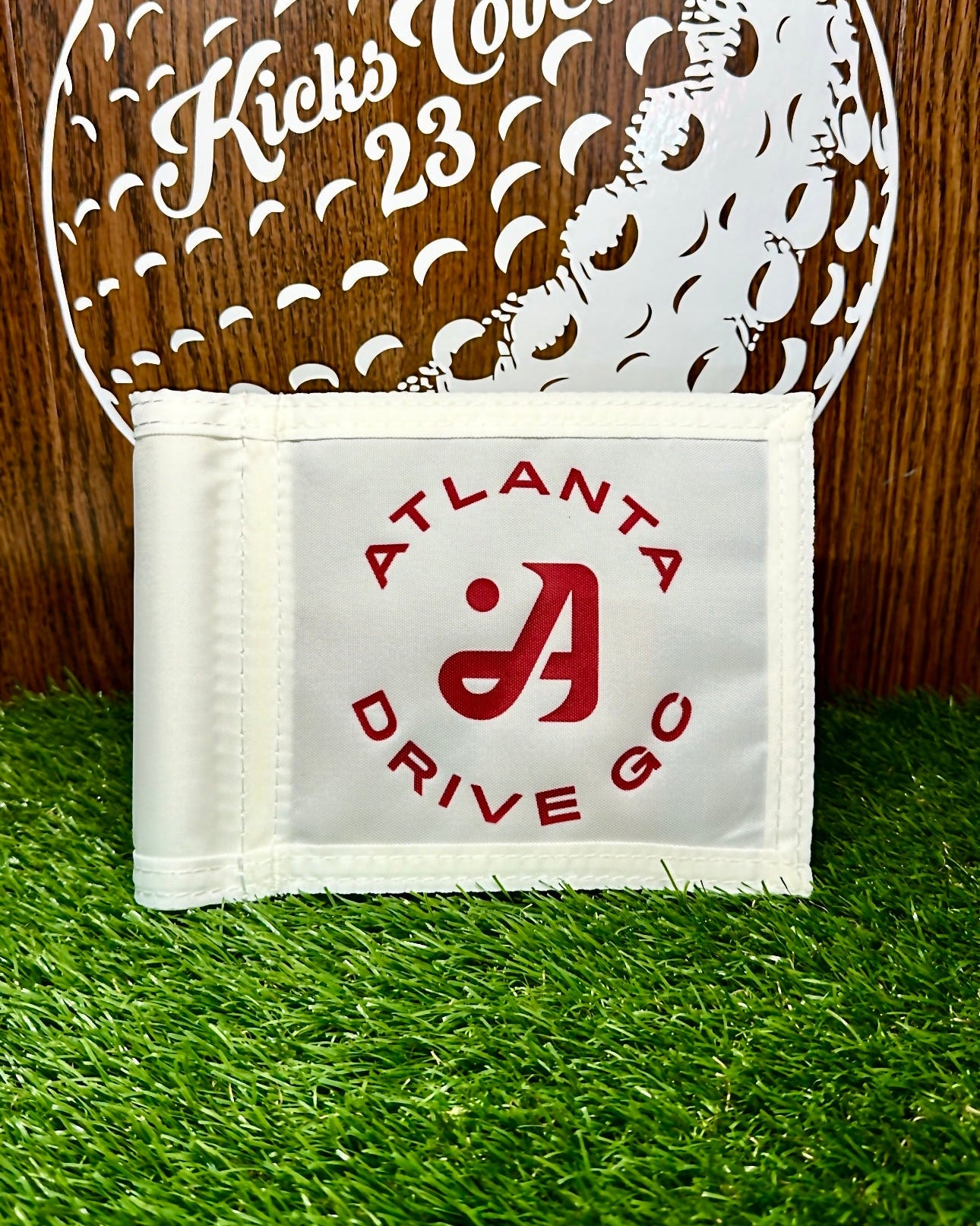 Custom Mini Golf Putting Green Size Tube Pin Flag: Personalized Logo, Image, or Text