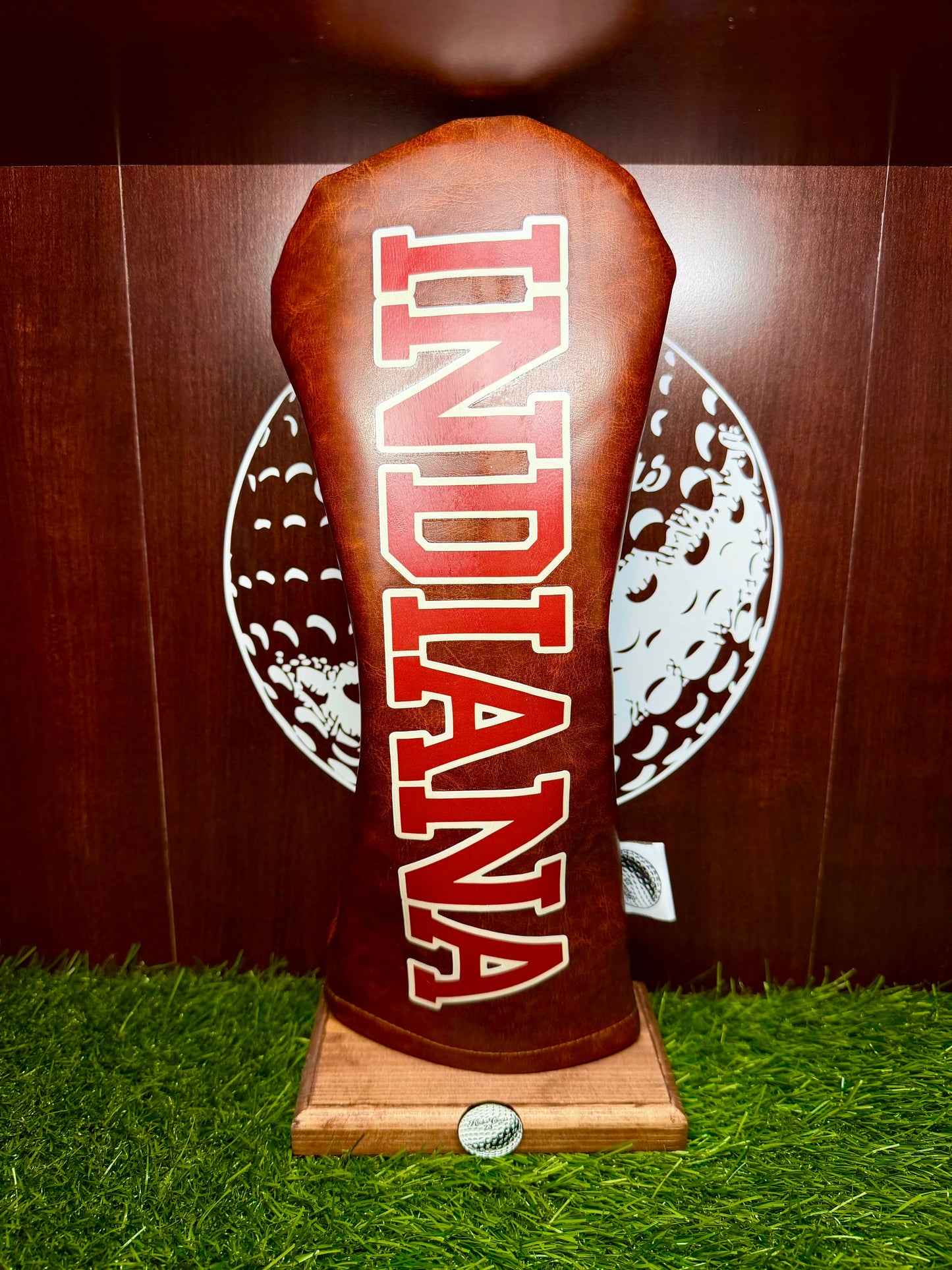 Indiana University Hoosiers “Cream & Crimson” | Golf Driver Headcover | Premium Driver Cover | Golf Gift for IU Fans Alumni | 2025 CFP