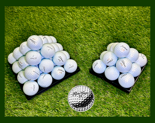 Golf Ball Pyramid Tray Stacker 2x2 - 3x3 - 4x4 - 5x5 Multiple Colors Made In USA Simulator Storage Display 3D Printed by KicksCovers