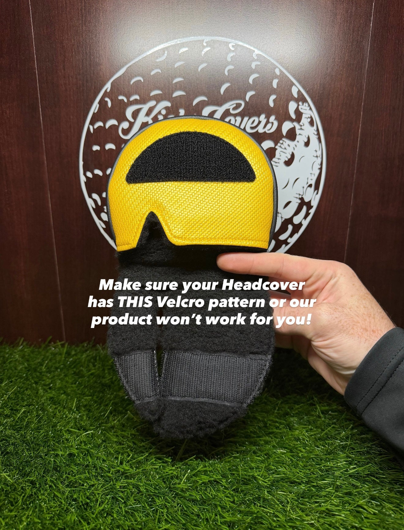 Magnet Mod For LEFT HAND Scotty Cameron Mallets 2.0 by KicksCovers - Converts Hook & Loop Headcovers to Magnetic - 100% Reversible Scotty Cameron Magnetic Headcover