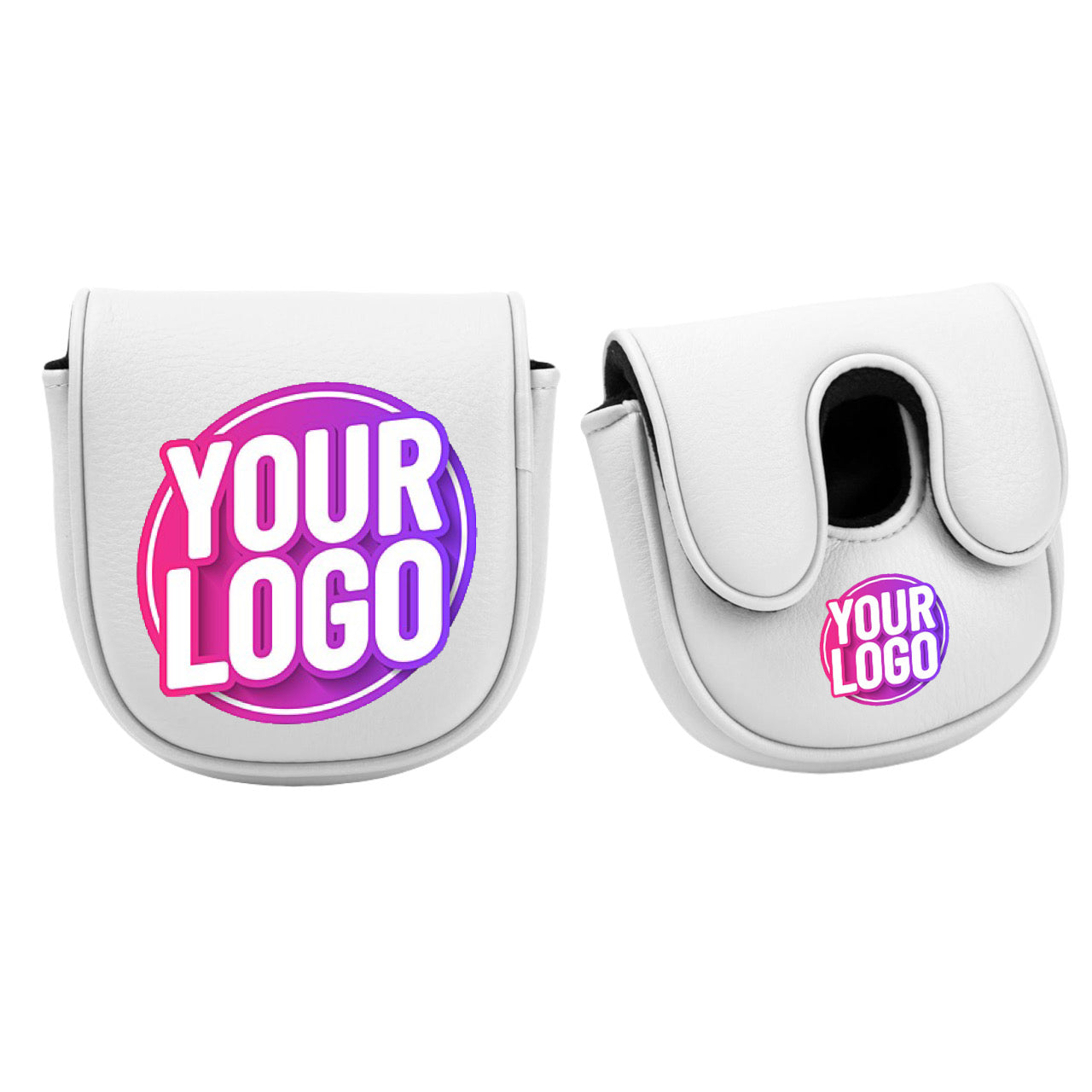 LAB Golf Custom Logo Mallet Headcovers: MEZZ - DF3 - OZ1 Putters Custom Image, Text, Quote, Logo Golf Gift with your logo By KicksCover