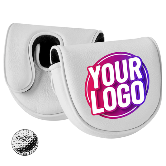 LAB Golf Custom Logo Mallet Headcovers: MEZZ - DF3 - OZ1 Putters Custom Image, Text, Quote, Logo Golf Gift with your logo By KicksCover